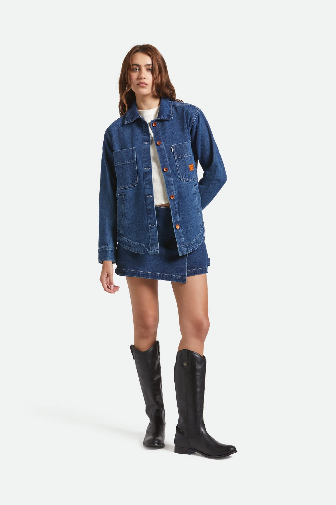 Durham Shirt Jacket - Rinse Denim - Image 7
